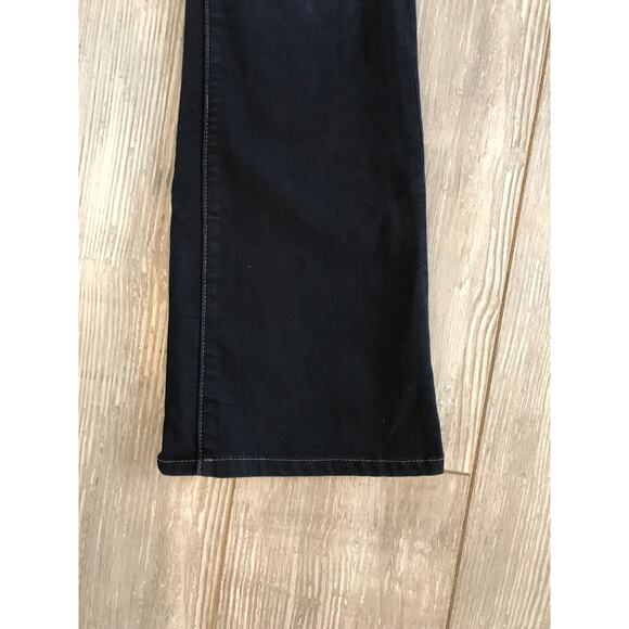 EUC women’s Paige dark blue jeans boot cut size 20 2-button - Picture 2 of 8